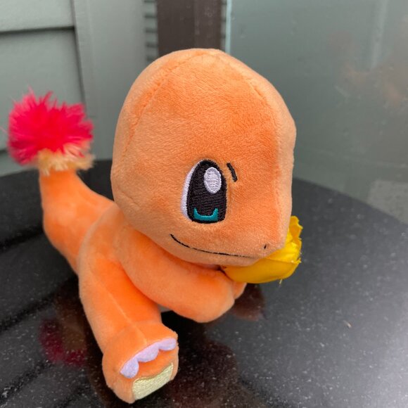 Item photo. Show Listing Details page. Listing Pokemon Charmander w Flower 5" Of - Picture 4 of 6